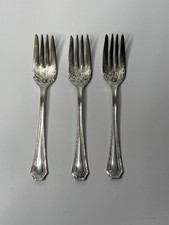 Vintage Fairfield Forks Silverplate Alpha Pattern 6