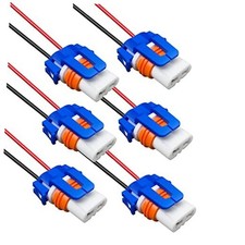 6pcs Pigtail Sockets Female Wiring Harness Headlight Plug for Headlights 9005