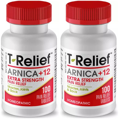 T-Relief, Arnica +12, Extra Strength, 100 Tablets - 2-PACK