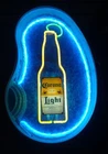 Vintage Rare Corona Light Swimming Pool Neon Sign On A Stand 27x17in Bar Pub