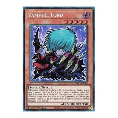 Yu-Gi-Oh TCG BLG-DE004 SE Vampirlord (Chibi Artwork) Battles of Legend: Glori