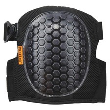PROFLEX BY ERGODYNE 367 Knee Pad,UNIV,Clip,Hook/Loop,Black,PR 53PZ86