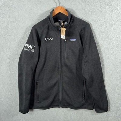 NWT Patagonia Better Sweater Jacket Mens Large Black Full Zip Cboe Morningstar