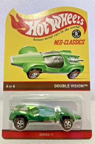 Hot Wheels 2011 1763/4000 RLC Double Vision New w/Case Neo Classics Red Line