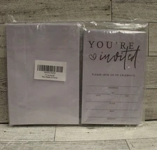 You're Invited - 20 Count - Multiple Use Invitations - New
