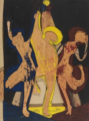 Color Dance, Color Stock I : 1933 : Ernst Ludwig Kirchner : Archival Art Print