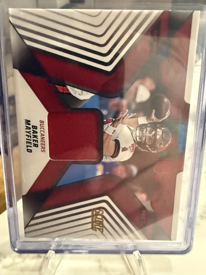 2025 Score Baker Mayfield #SNJ-BMD Stars of the NFL Jerseys Tampa Bay Buccaneers