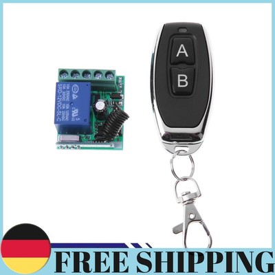 Remote Switch Relay Receiver 1CH Controller 433MHZ DC12V for LED Electronic Lock