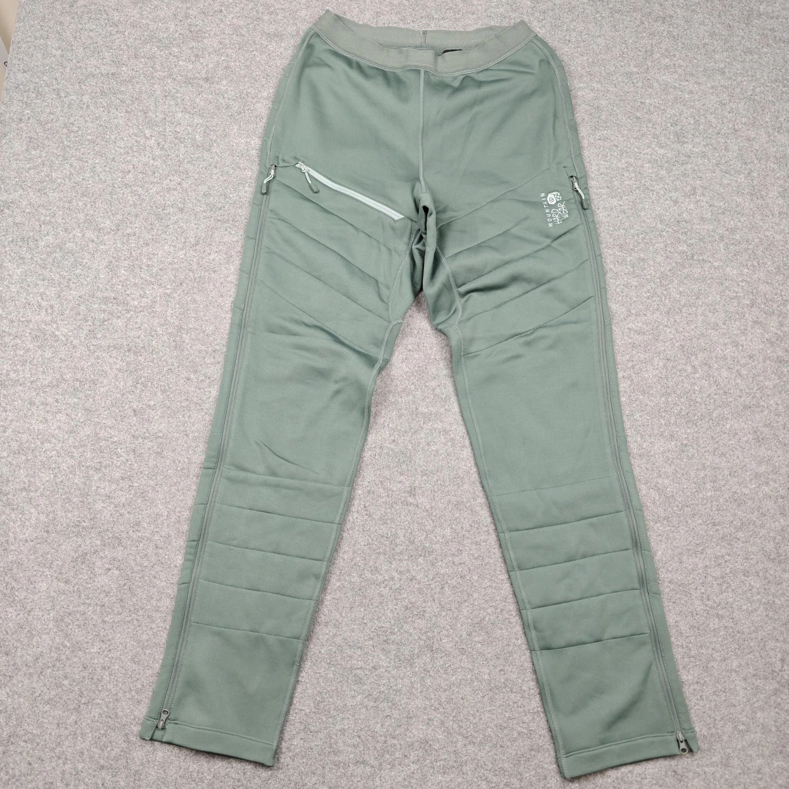 Mountain Hardwear Pants Mens Medium Green Insulated Softshell Ski Zip Pockets
Opens in a new window