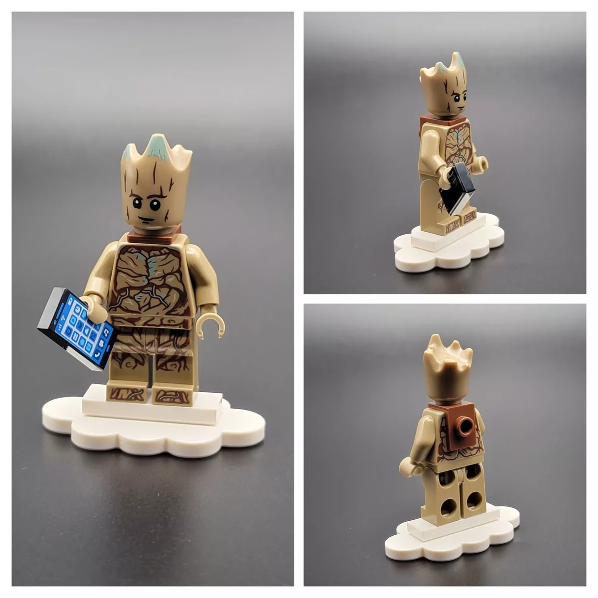 LEGO® Adult Groot Minifigure w/ Phone & Stand Guardians of the Galaxy 76231