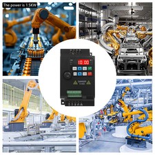 2 HP 3 Phase Motor Variable Frequency Drive VFD Speed Controller 220VAC 1.5KW 7A