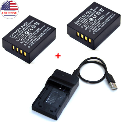 Battery / Charger For NP-W126 Fujifilm X-E1 X-E2 X-E2S X-E3 X-E4 X-H1 X-M1 //USA