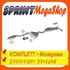 Auspuff Fiat Brava Bravo 1.6 16V 83 KW 113 PS 1995-2001 Auspuffanlage 0233