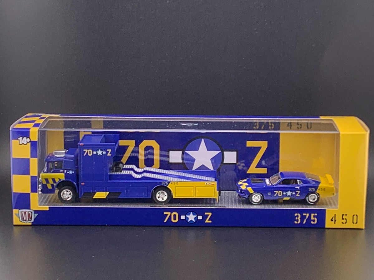 M2 Machines Ford F-950 1970 & 1970 Ford Mustang BOSS 429