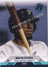 2022 Sugar Land Space Cowboys Marty Costes RC Rookie Houston Astros