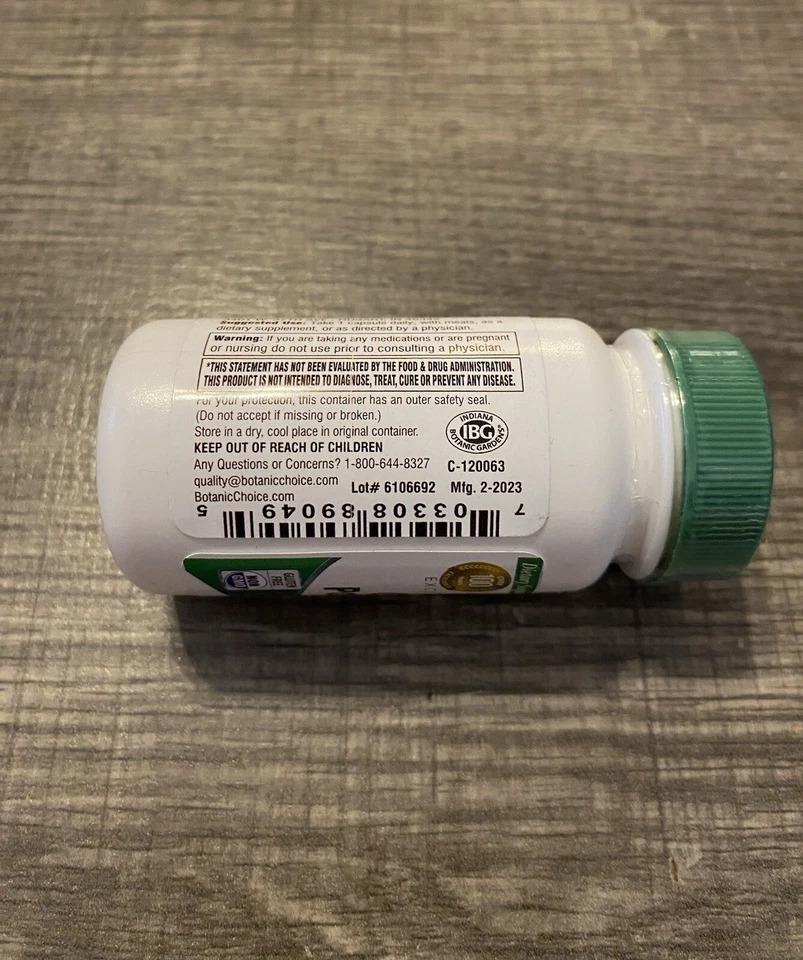 Botanic Choice CoQ10 Power Plex - Soporte para el corazón - 15 cápsulas Foto 4 de 4