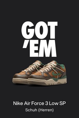 Nike Air Force 3 Low x Nigo Baroque Brown and Pecan EUR 44,5/ US 10,5 Neu