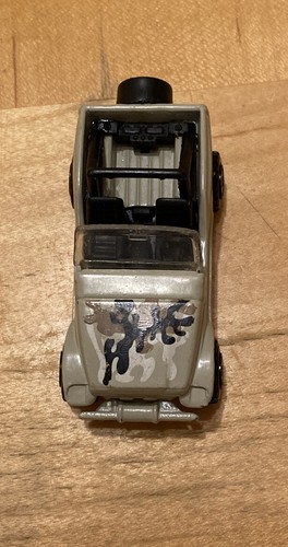 Vintage 1990 Hot Wheels Roll Patrol Jeep Willy's Tan Camo Desert Rare Original + - Picture 6 of 7
