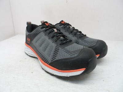 Helly Hansen Women's Aluminum Toe S.P. Athletic Safety Shoes Gray/Orange Size 9M