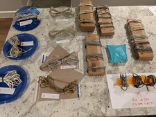 Lot of  30 RJ11 Telephone Ext Cable Phone Cord Line Wire 6,7,12, 25 ft Lengths