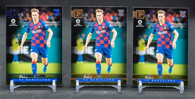 Frenkie De Jong 2019-20 Chronicles Rookie RC Blue + 2 Base | eBay