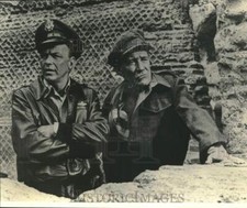 1974 Press Photo Frank Sinatra and Trevor Howard star in 
