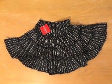 New Hanna Andersson Girls Twirly Skirt Navy Print Size 110 US 5