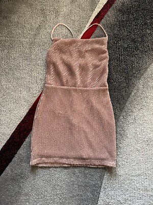 NBD Revolve Rose Gold Sequin Mini Slip Dress S | eBay NBD Revolve Rose Gold Sequin Mini Slip Dress S | eBay