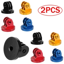 2PCS 1/4" Screw Hole Tripod Monopod Mount Adapter For Gopro Hero 10 11 9 8 7 6 5