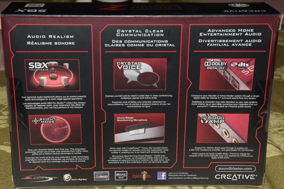 Creative Sound Blaster Z PCIe Gaming Audio Card w High Performance Headphone Amp - Image 2 of 4