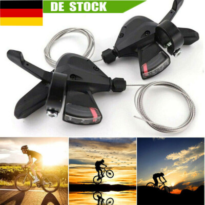 2x Fahrrad Schalthebel Altus MTB SL-M 310 für Shimano 3x8-fach 24Gang Schaltung 