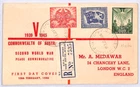 AUSTRALIA 1946 FDC WW2 Peace Commemorative First Day Cover 5½d 3½d 2½d YN201