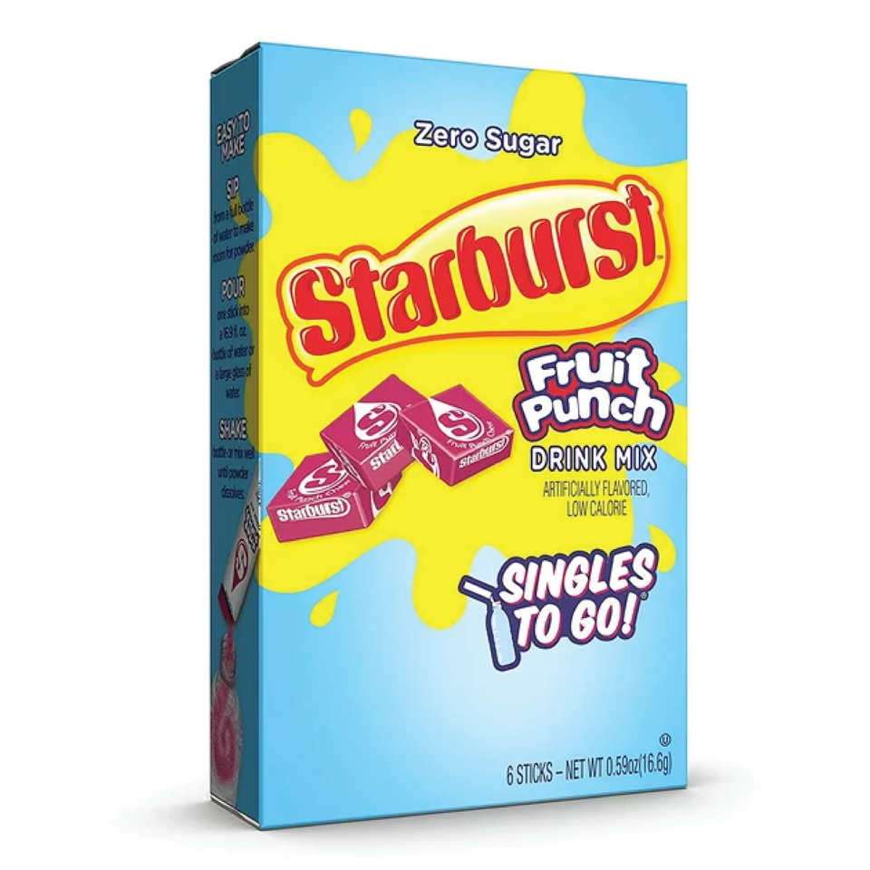 Yellow Raspberry Drinks Starburst Singles To Go Variety Drink Mix | 6 Packets Each | Mix ...