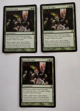 MTG SOK Seed the Land Rare x3 Cards are in Great Shape