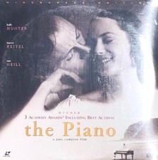 New THE PIANO LASERDISC 90s Harvey Keitel Holly Hunter Widescreen 1994 SEALED LD
