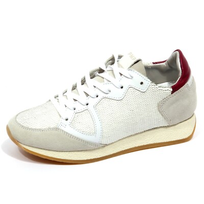 F9918 sneaker donna PHILIPPE MODEL effetto squame scales effect shoe woman