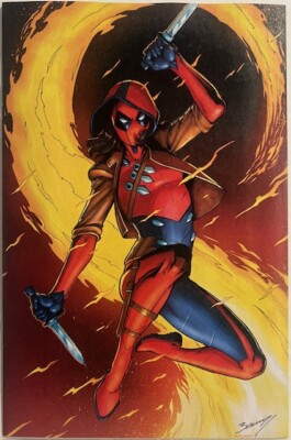 Deadpool #7 Mark Bagley 1:25 Second Printing Virgin Variant VF