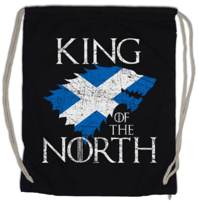 King In The North Turnbeutel Game of Schottland Fun Thrones Flagge Wolf