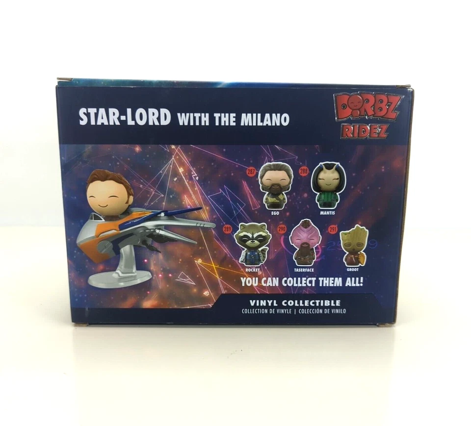 Funko Dorbz Ridez Marvel Guardianes de la Galaxia Vol 2 Star Lord con El Milán Foto 2 de 4