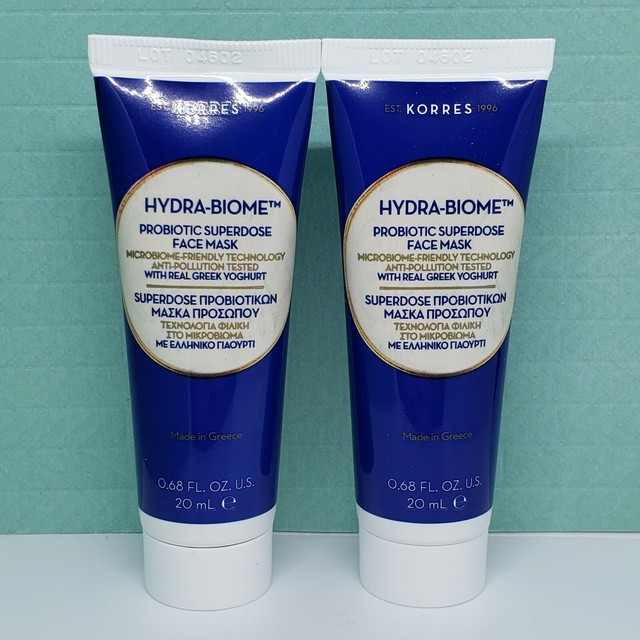 Download Lot Of 2 Korres Hydra Biome Probiotic Superdose Mask Travel Size 0 68 Oz Each Ebay Yellowimages Mockups