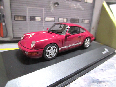 PORSCHE 911 - 964 Carrera RS Coupe 1989   1994 violett star ruby  Solido 1:43
