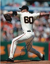 HUNTER STRICKLAND   SAN FRANCISCO GIANTS  ACTION SIGNED 8x10