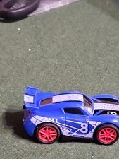 Dolgen Lightweight Plastic Blue #8 Car- 3 Inches