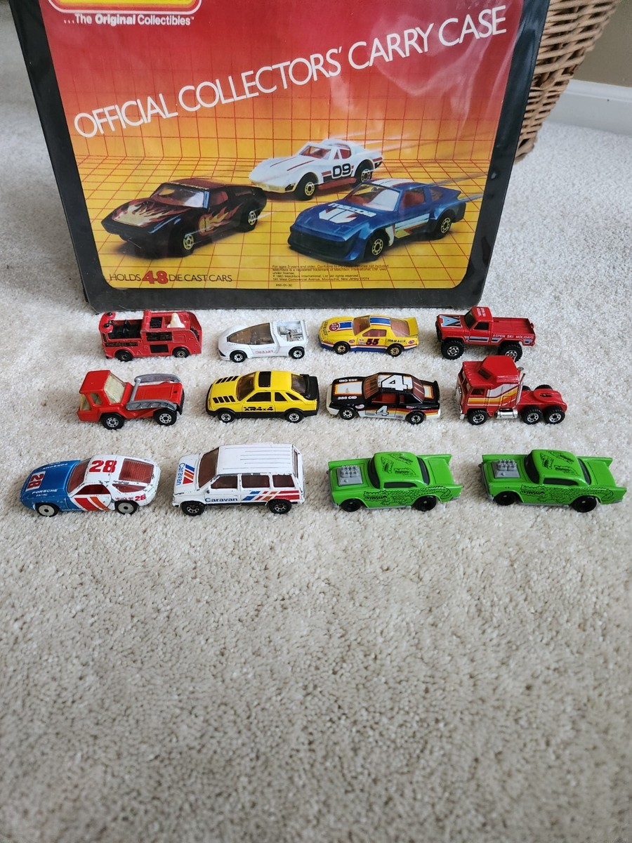 1983 MATCHBOX Official Collectors Carry Case Unbroken Blue