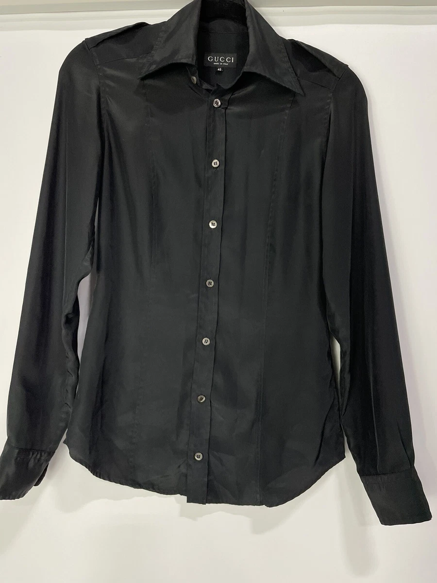 gucci button down womens