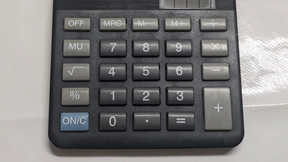 Vintage Citizen CT-600 CT600 10 Digit Solar Panel & Battery Retro Calculator - Image 2 of 4