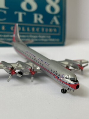 ヴィンテージ　American Airlines Electra 航空機 模型 American Airlines Lockheed L-188 Electra 1:400 Plane Model Dragon