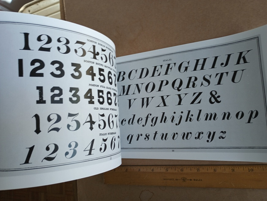 Allen Boyce (1878) Art of Lettering + Sign Painter's Manual * Alphabets ...