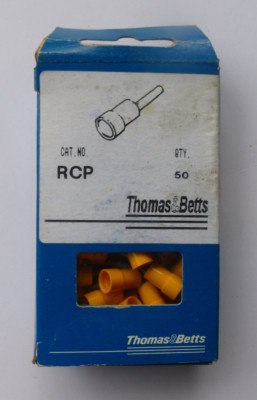 Thomas&Betts RCP Siftkabelschuh 4-6 mm²  gelb  -  50 Stück  wie Klauke 715