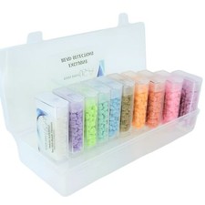10 Colors 120 Grams - Czech SuperDuo 2-hole Beads 5x2.5mm, Bondeli Collection